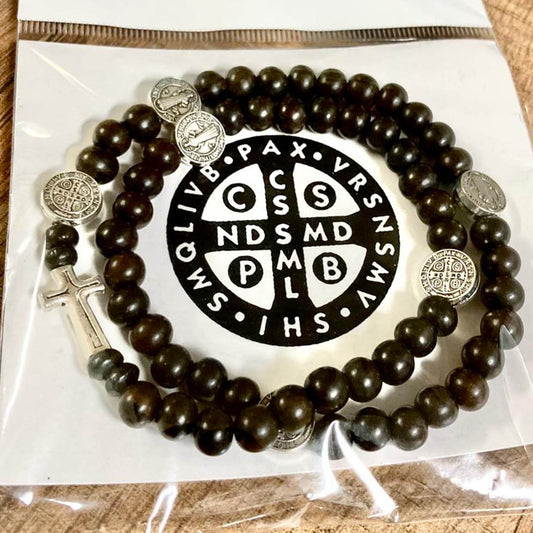 Rosary Bracelet (small, black)