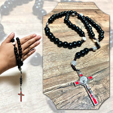 Load image into Gallery viewer, Benedictine Rosary large beads
